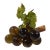 Acrylic Lucite Glass Grapes on Driftwood Cluster Mid Century Modern Avacado Green For Sale