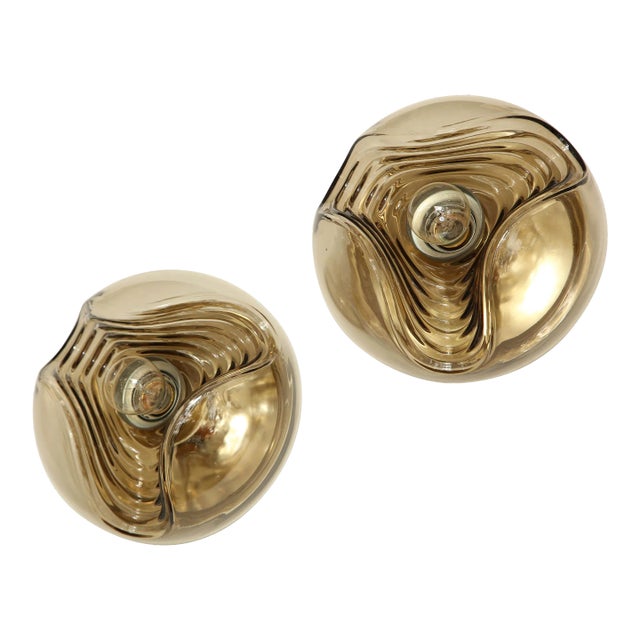 Peill and Putzler Space Age Sconces - a Pair For Sale