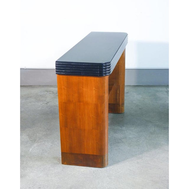 Italian Art Deco Wooden Console Table, 1930s For Sale - Image 13 of 18