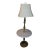 1970s Catco Hollywood Regency Brass & Italian Marble Table Combo Lamp – Acanthus Leaf For Sale