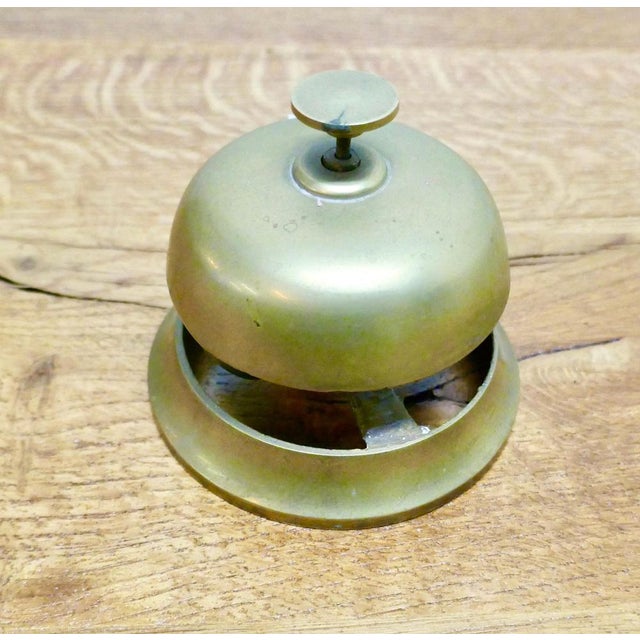 Victorian Brass Reception Desk Bell, 1890 For Sale - Image 4 of 7