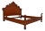 Century King Size French Style Cherry Bed For Sale