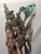 Large Vintage Balinese Polychrome Carved Wood Rama and Sita Sculpture, 32" For Sale - Image 10 of 17