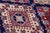 1980s Rustic Shirwan Blue/Beige Wool Rug - 4'4''x5'11'' For Sale - Image 5 of 10