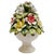 Mid-Century Modern Mid 20th Century Small Scale Bone China Hand-Painted Floral Topiary For Sale - Image 3 of 7