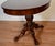 Brown 19th Antique American Empire Solid Mahogany Lion Feet Center Accent Table For Sale - Image 8 of 15