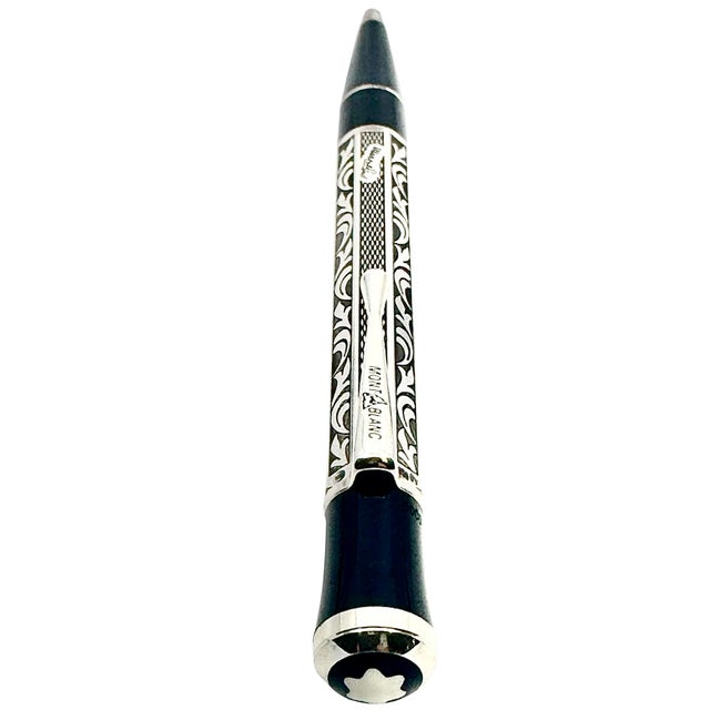 Metal 1999 Montblanc Marcel Proust Writers Edition Matching No. 335 Three Piece Set For Sale - Image 7 of 13