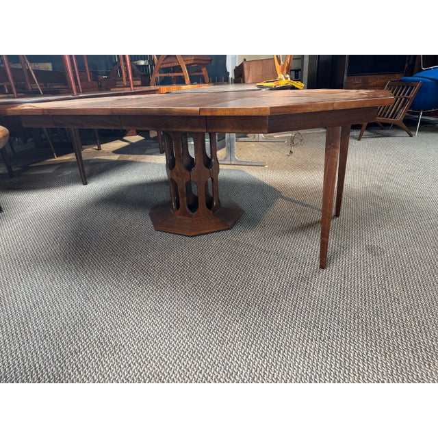 Wood Walnut Dining Table by Foster McDavid For Sale - Image 7 of 7