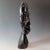 Tribal Abstract Hand Carved Ebony Wood Bust Sculpture, African Tribal Brutalist Modern For Sale - Image 3 of 11