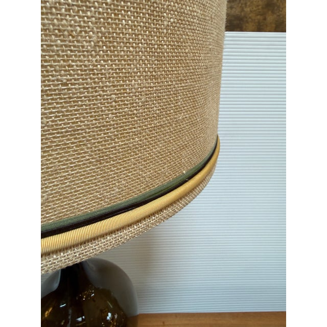 Mid 20th Century Glass Table Lamp For Sale - Image 12 of 12