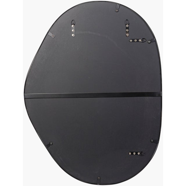 Surya Aamnah Accent Mirror Black For Sale - Image 4 of 6