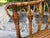 Brown Vintage Handcrafted Rattan Barrel Back Chair With Woven Seat For Sale - Image 8 of 13