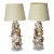 1970s Natures Beauty Sea Shells Encrusted Pair Table Lamps - a Pair For Sale