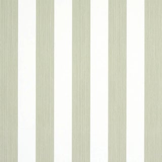 Sample - Schumacher Edwin Stripe Medium Wallpaper in Linen For Sale