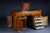 20th Century unique Biedermeier writing desk, flamed birch. Exceptional Biedermeier desk. with a hinged worktop. Birch...