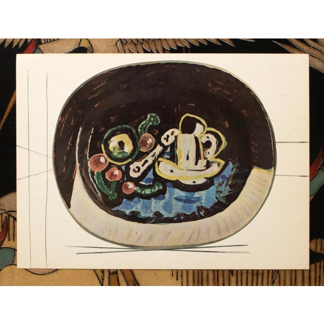 1955 Set of 9 Vintage Prints of Picasso's Ceramic Platters For Sale - Image 9 of 12