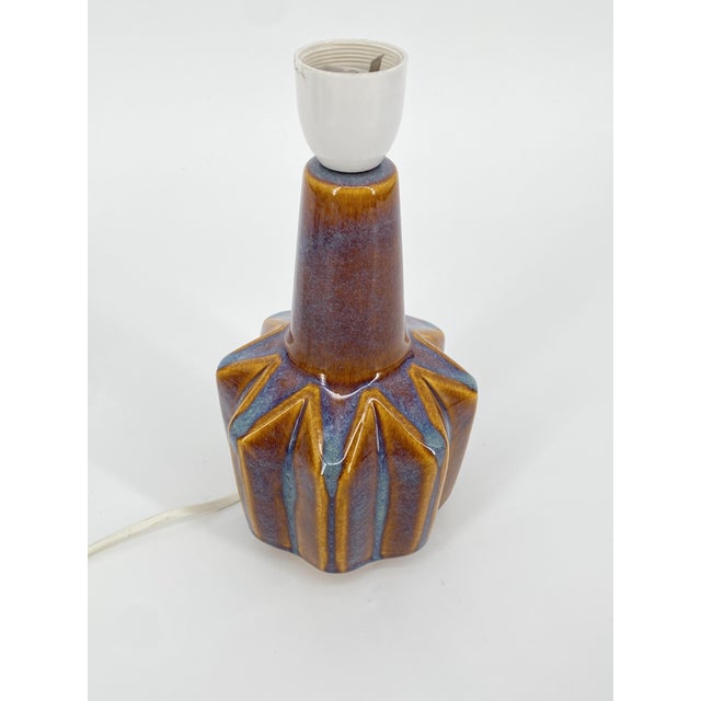 Glazed Ceramic Lamp Base by Einar Johansen for Søholm Stentøj, 1970s For Sale - Image 12 of 13