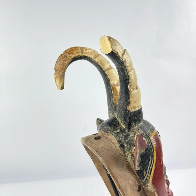 Early 20th Century Baule House Mask Côte d'Ivoire For Sale - Image 4 of 6