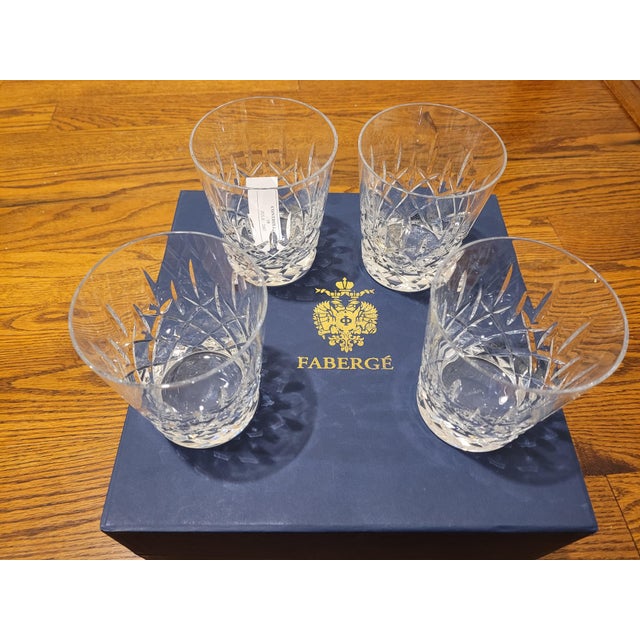 Late 20th Century Old Fashioned d'Arcy Glasses by Faberge - Set of 4 For Sale - Image 4 of 8