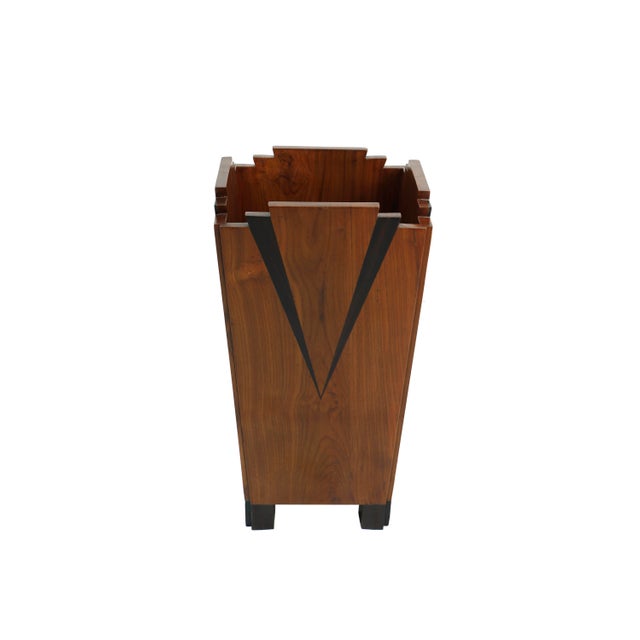 Art Deco Style Waste Basket or Bucket For Sale - Image 4 of 4