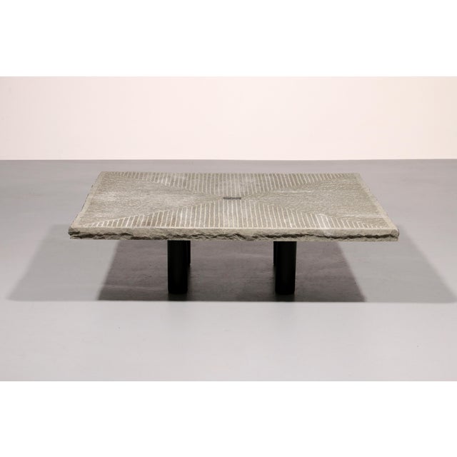 Italian Coffee Table by Giulio Lazzotti for Mageia, 1981 For Sale - Image 4 of 11