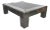 Midcentury Gunmetal and Smoked Glass Karl Springer Coffee Table For Sale