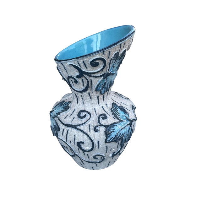 1960s MCM Italian Abstract Ceramic Vase Art Pottery Lava Glaze-a Pair For Sale - Image 9 of 9