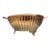 Vintage Solid Brass Centerpiece or Planter Bowl With Handles and Feet For Sale