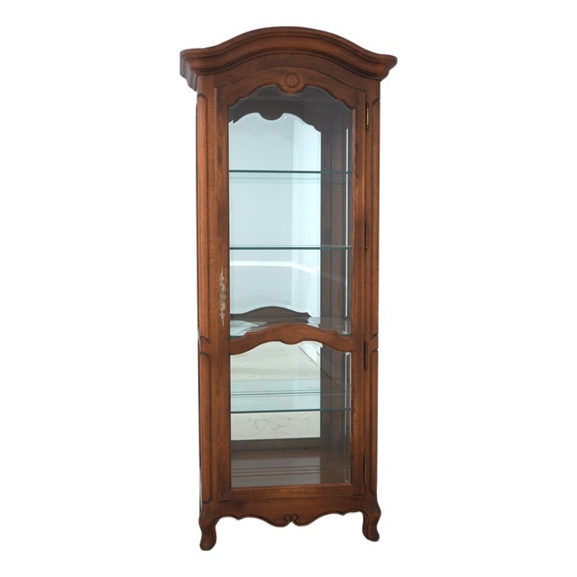 Ethan Allen Country French Curio Cabinet For Sale