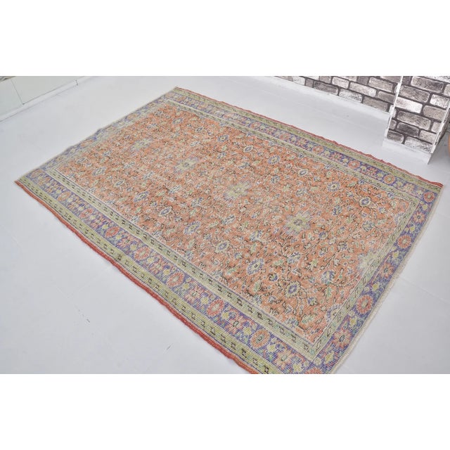 Turkish Home Living Turkish Vintage Rug For Sale - Image 3 of 10