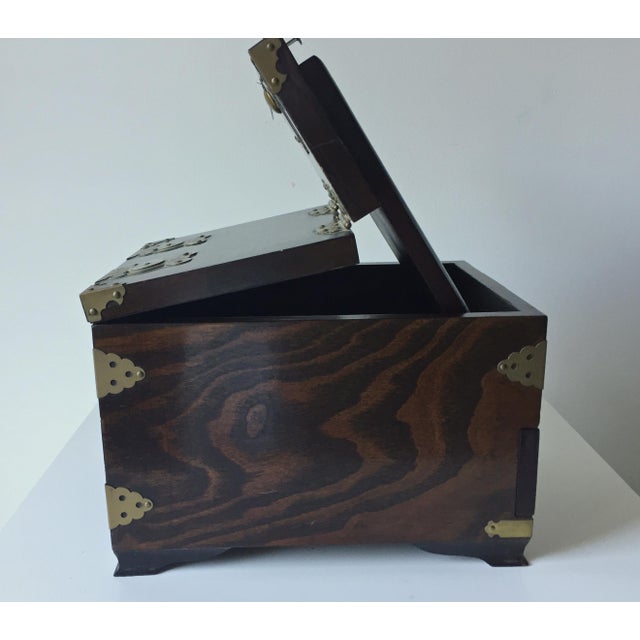 Antique Chinese Rosewood Traveling Vanity Mirror / Box Chairish