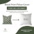 Not Yet Made - Made To Order Fabdivine Handcrafted Block Print Cushion Cover 22x22 Inch Cotton Linen-Dhruv For Sale - Image 5 of 5