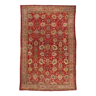 Late 19th Century Persian Sultanabad Rug, 12'03 X 18'11 For Sale