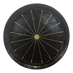 Moroccan Serving Tray in Painted Sheet Metal