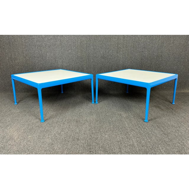 Here is a beautiful pair of mid mod outdoor end - cocktail tables from the sought after "1966 Collection" designed by...