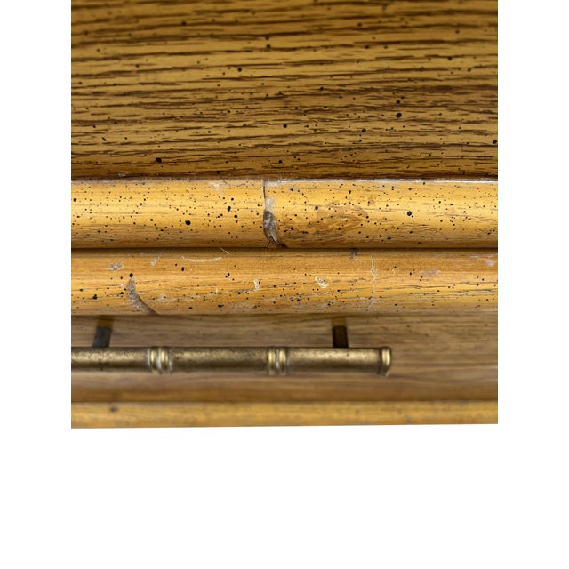 Lea Faux Bamboo Rattan Dresser High Chest Drawers Chairish