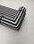 Black Vintage Black and White Striped Sofa Bed from Ikea, 1970s For Sale - Image 8 of 10