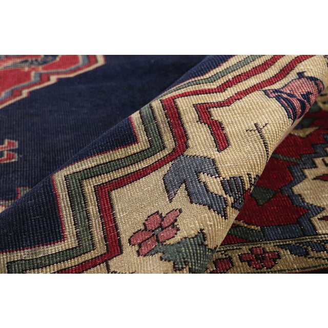 Late 19th Century Turkish Serapi Rug, 12'00 X 14'08 For Sale In Dallas - Image 6 of 10