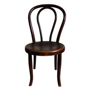 Antique Bentwood Children's Chair from Fischel, Early 20th Century For Sale