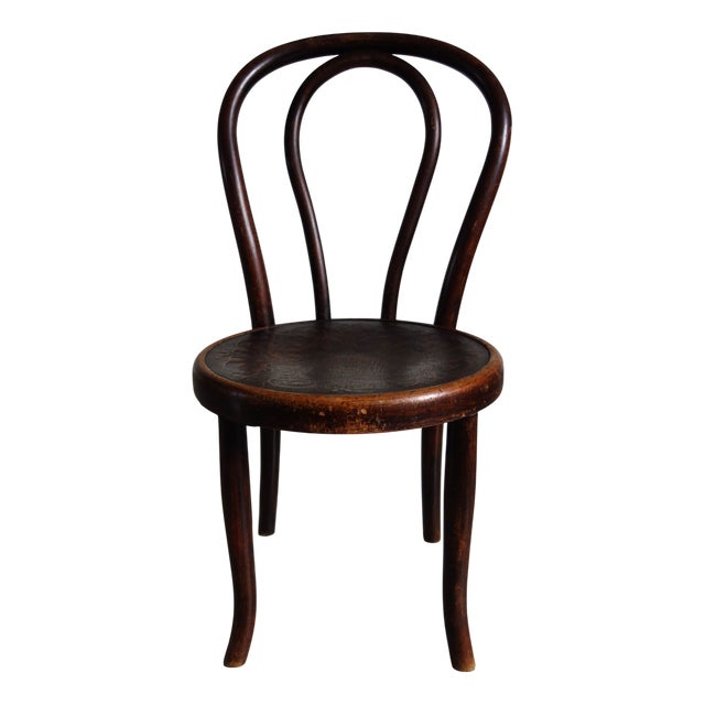Antique Bentwood Children's Chair from Fischel, Early 20th Century For Sale