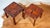 Mid-Century Modern 1960s Pair Vintage Pierre Chapo Style Oak and Leather Stools or Side Tables For Sale - Image 3 of 12