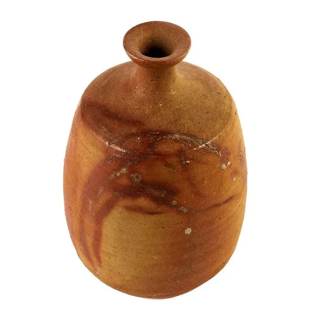 Modern Studio Vase Bizen Ware by Jun Isezaki For Sale - Image 9 of 13