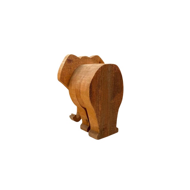 Bottega Michelangeli, Elephant Sculpture, 1970s, Wood For Sale - Image 11 of 17