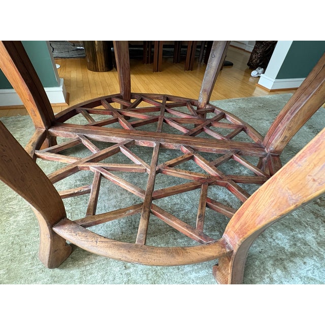 Mid 18th Century Pair of 18th Century Chinese Demilune Tables For Sale - Image 5 of 13