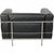 LC3 Chair in Black Leather by Le Corbusier, 2010s For Sale - Image 9 of 17