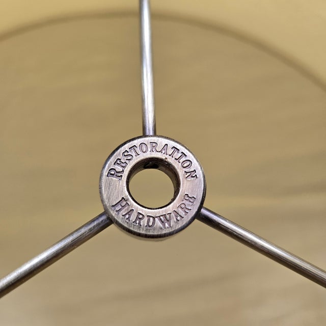 Restoration Hardware Large Brutalist Ribbon Buffet Statement Lamp 47"h X 9.5"w For Sale - Image 9 of 15