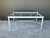 Mid-Century Modern Vintage Metal and Glass Coffee Table For Sale - Image 3 of 12