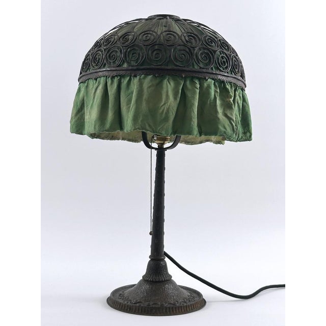 Antique Art Nouveau Table Lamp from Reinhold Kirsch, 1900s For Sale - Image 5 of 18