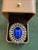 Bochic "Orient" Vintage Diamond, Blue Opal & Tanzanite Ring Set 18K Gold & Silver For Sale - Image 18 of 18