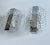 Metal Vintage Bubble Glass and Chrome Sconces, 1970s, Set of 2 For Sale - Image 7 of 18
